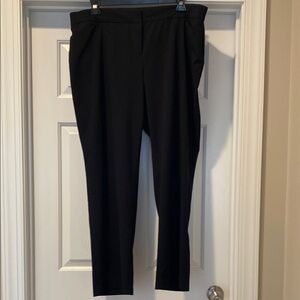 Size 20W Classic Black Women's Pants